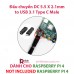 Đầu chuyển DC 5.5 X 2.1mm to USB 3.1 Type C Male